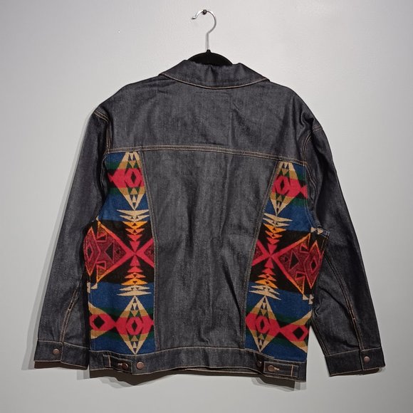 Wrangler x Pendleton. Limited Edition Jean/Denim Jacket (Men's Size Large) - Picture 1 of 8